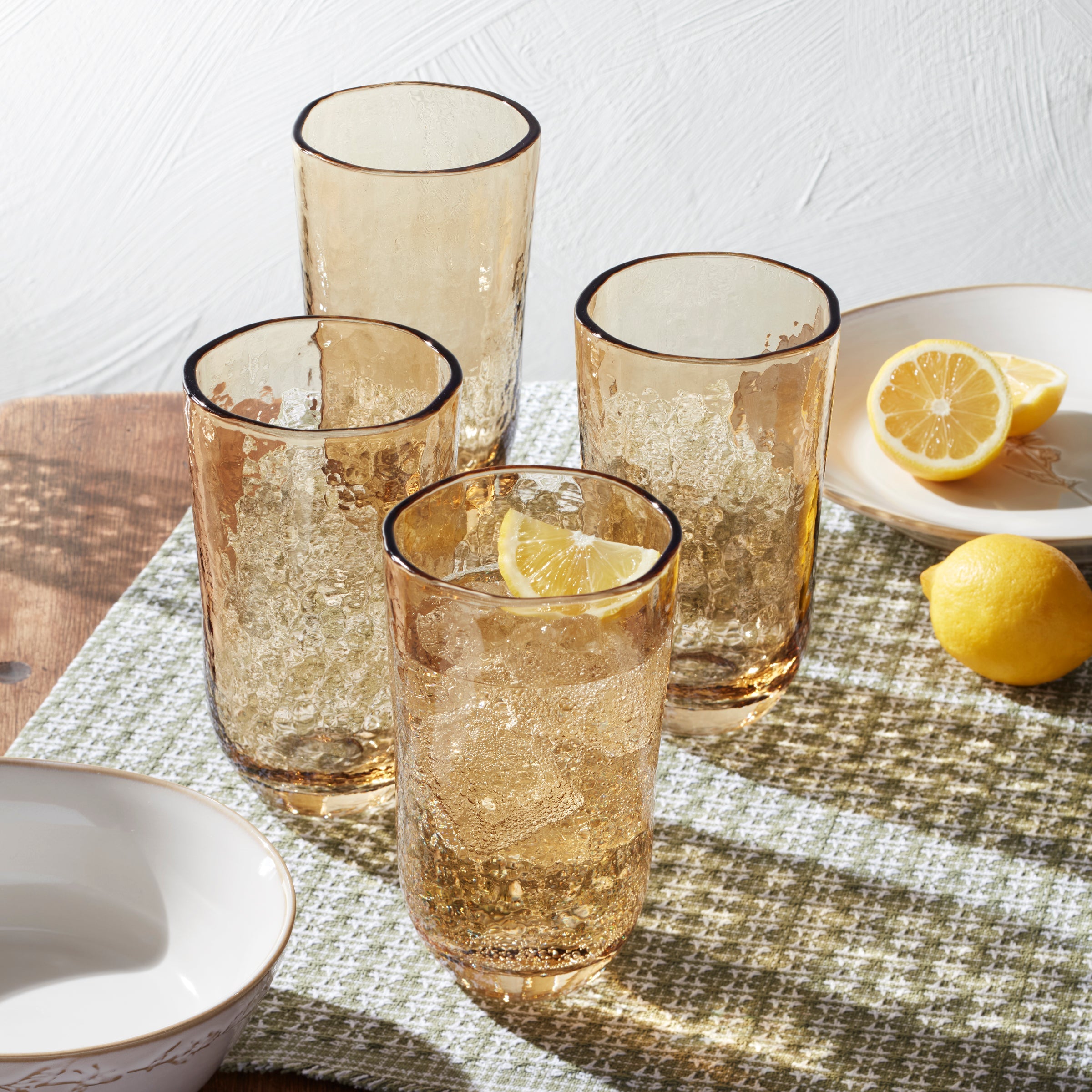 Lenox Heritage Lenox Heritage Homespun Amber Tall Tumbler - Set Of 4 - Image 6