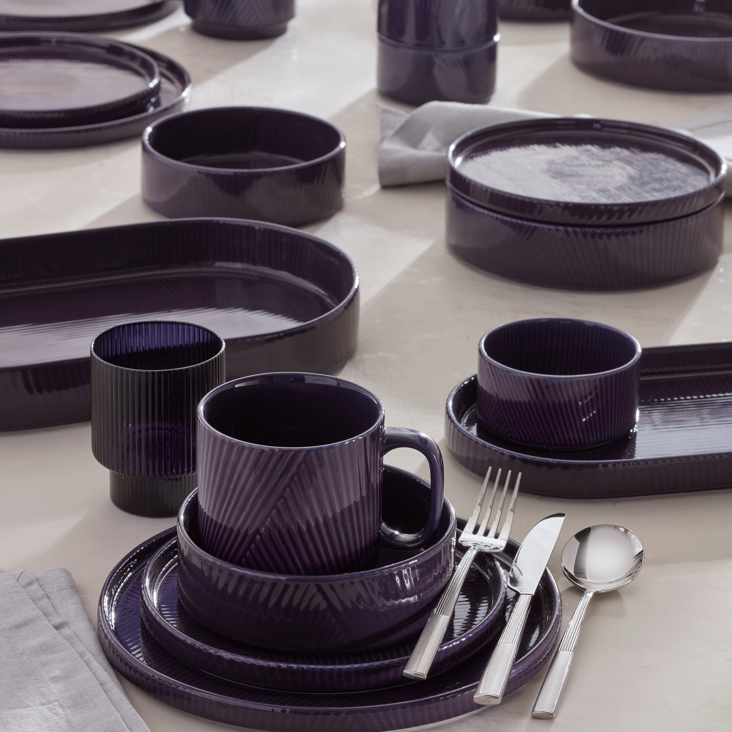 Lenox Heritage Lenox Heritage Modulus Nightshade 12-Piece Dinnerware Set - Image 2