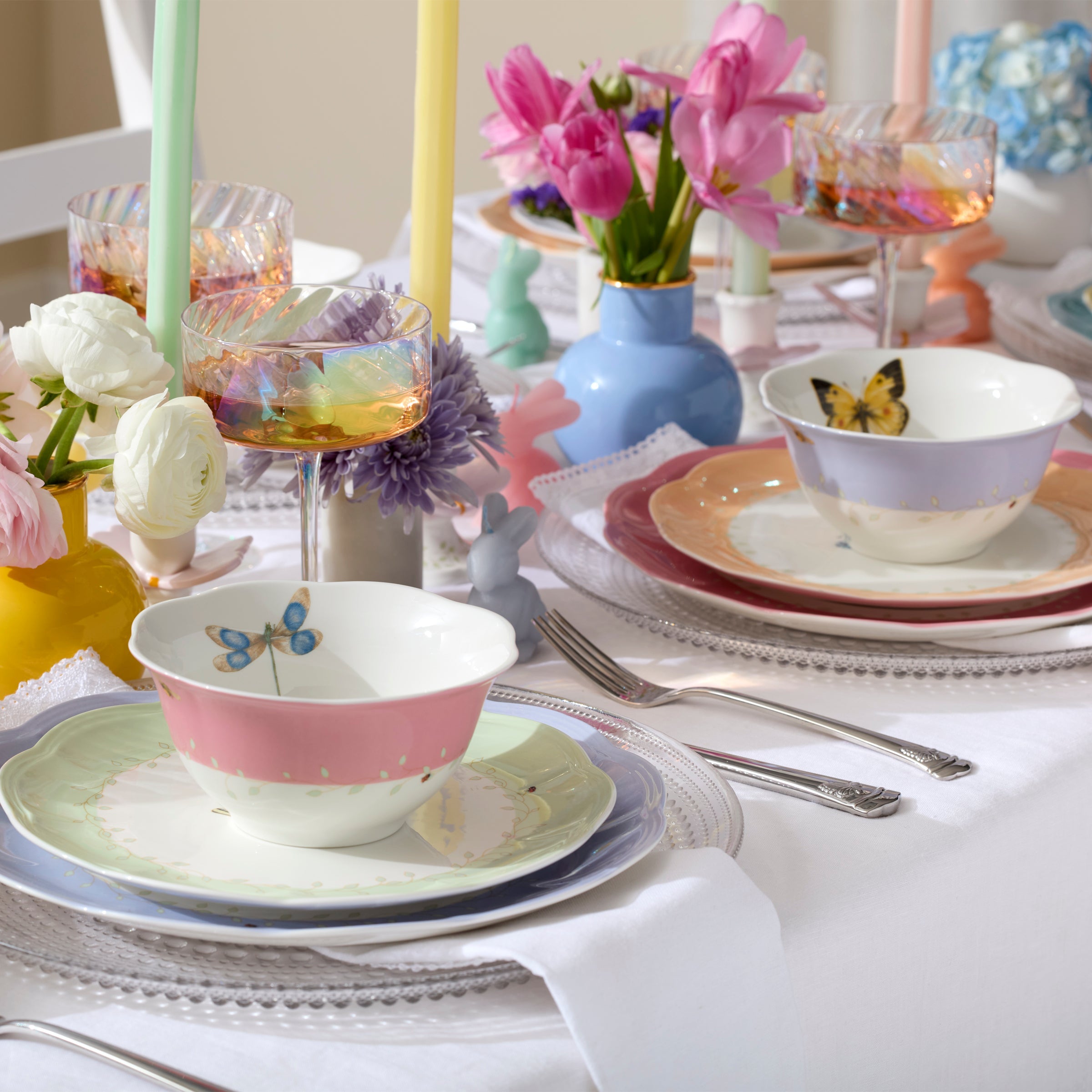 Lenox Heritage Lenox Heritage Butterfly Meadow Colors 18-Piece Dinnerware Set - Image 9