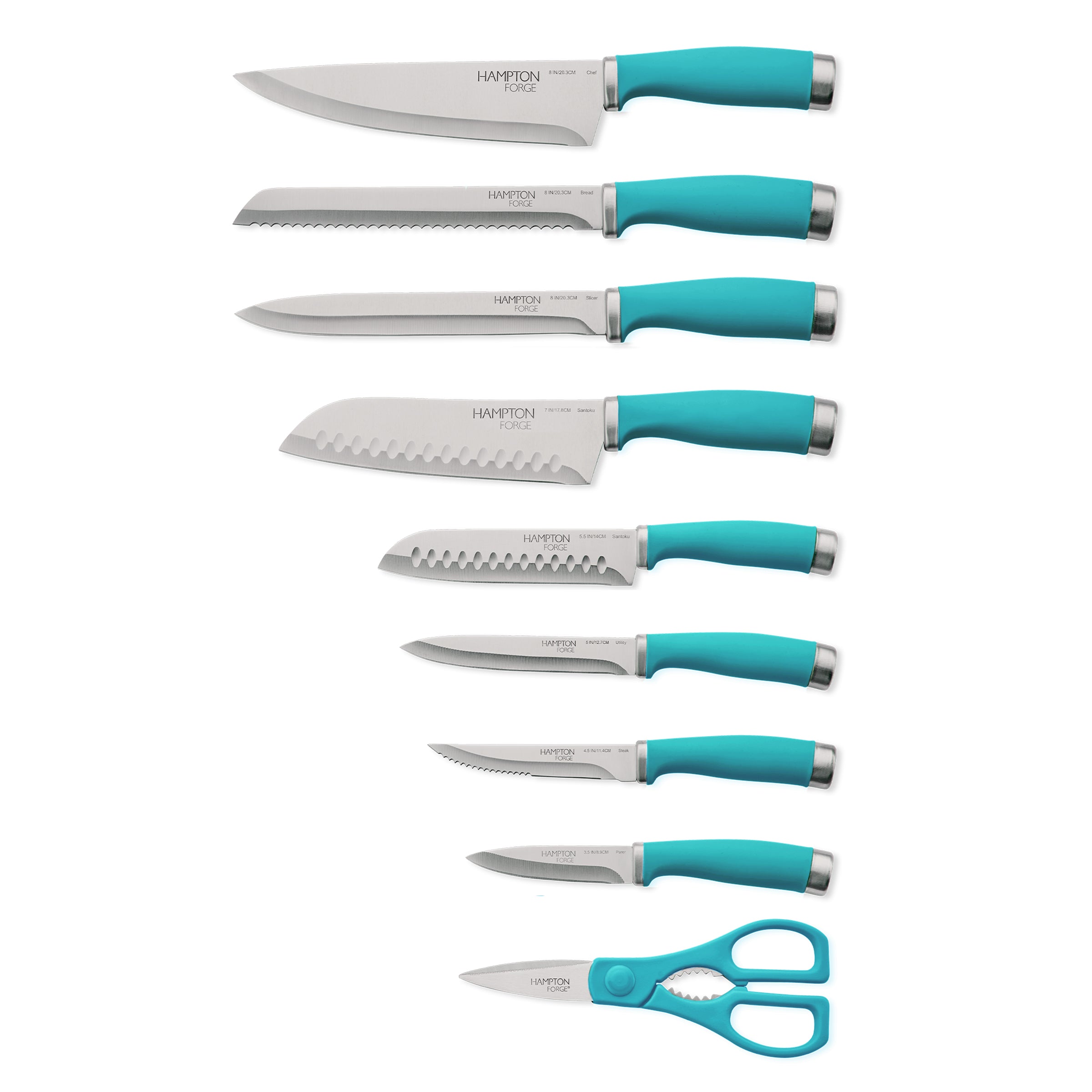Lenox Heritage Lenox Heritage Epicure True Aqua 15 pc Block Set - Image 4