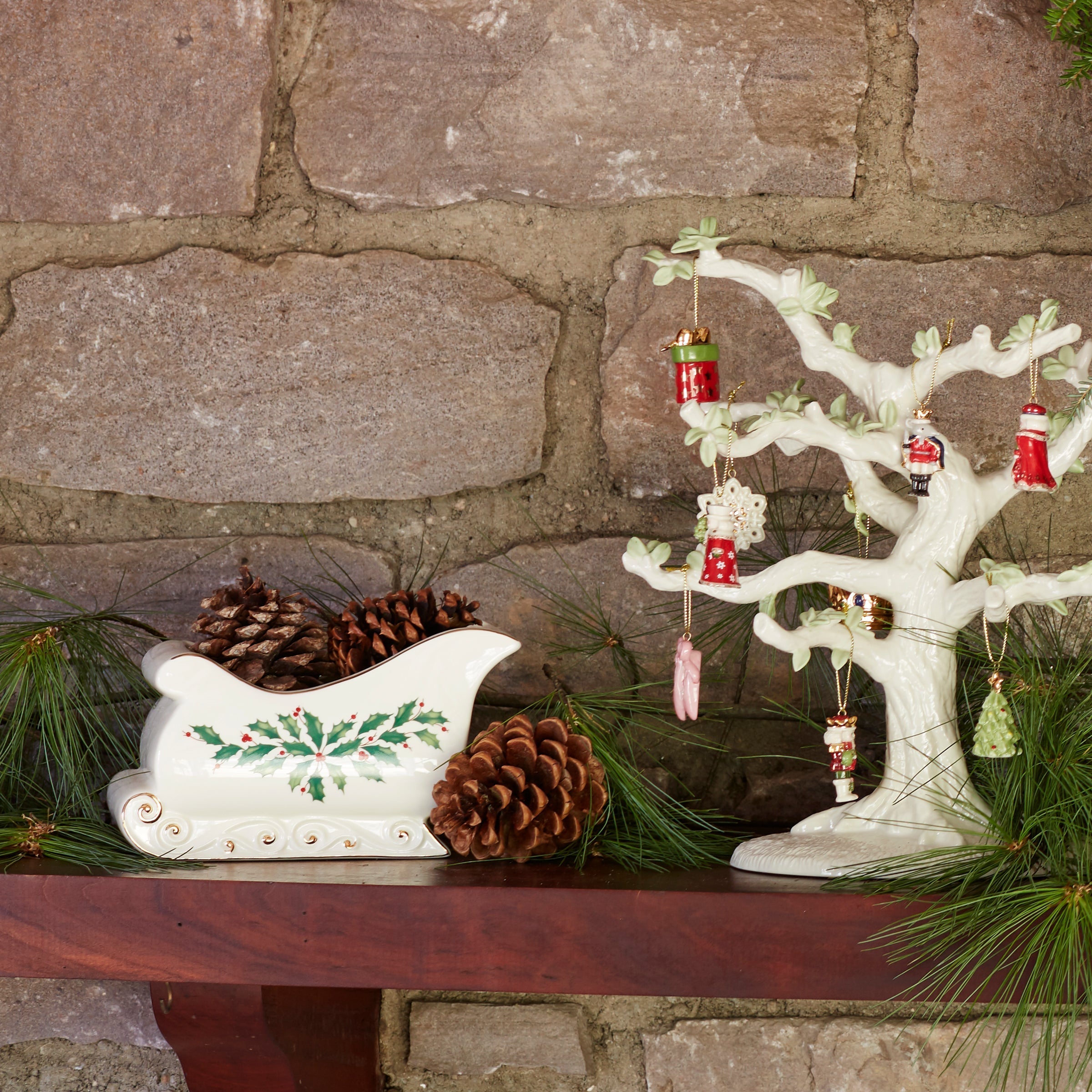 Lenox Heritage Lenox Heritage Holiday Sleigh Candy Dish - Image 3