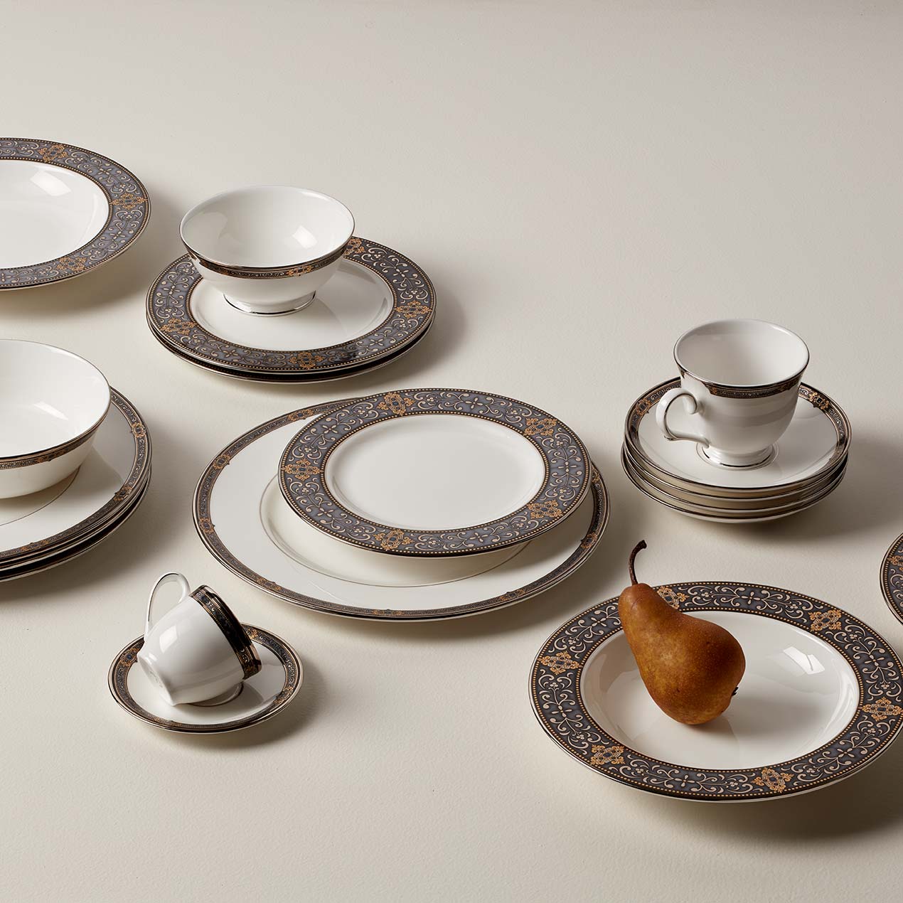 Lenox Heritage Lenox Heritage Vintage Jewel 5-Piece Place Setting - Image 5