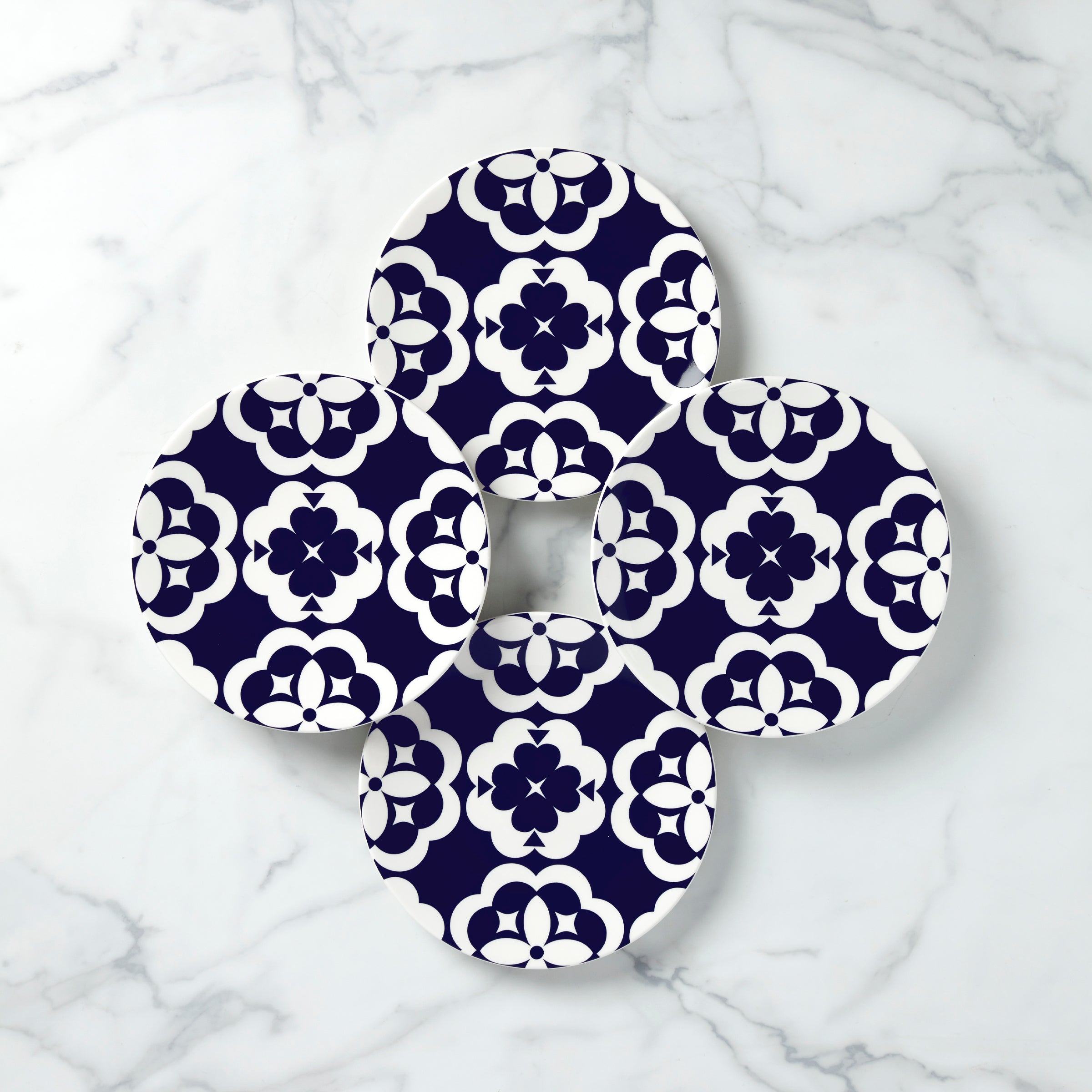 Lenox Heritage Lenox Heritage Elegant Geo Accent Plates, Set of 4
