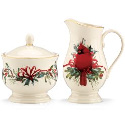 Alternative view of Lenox Heritage Lenox Heritage Winter Greetings Sugar & Creamer Set