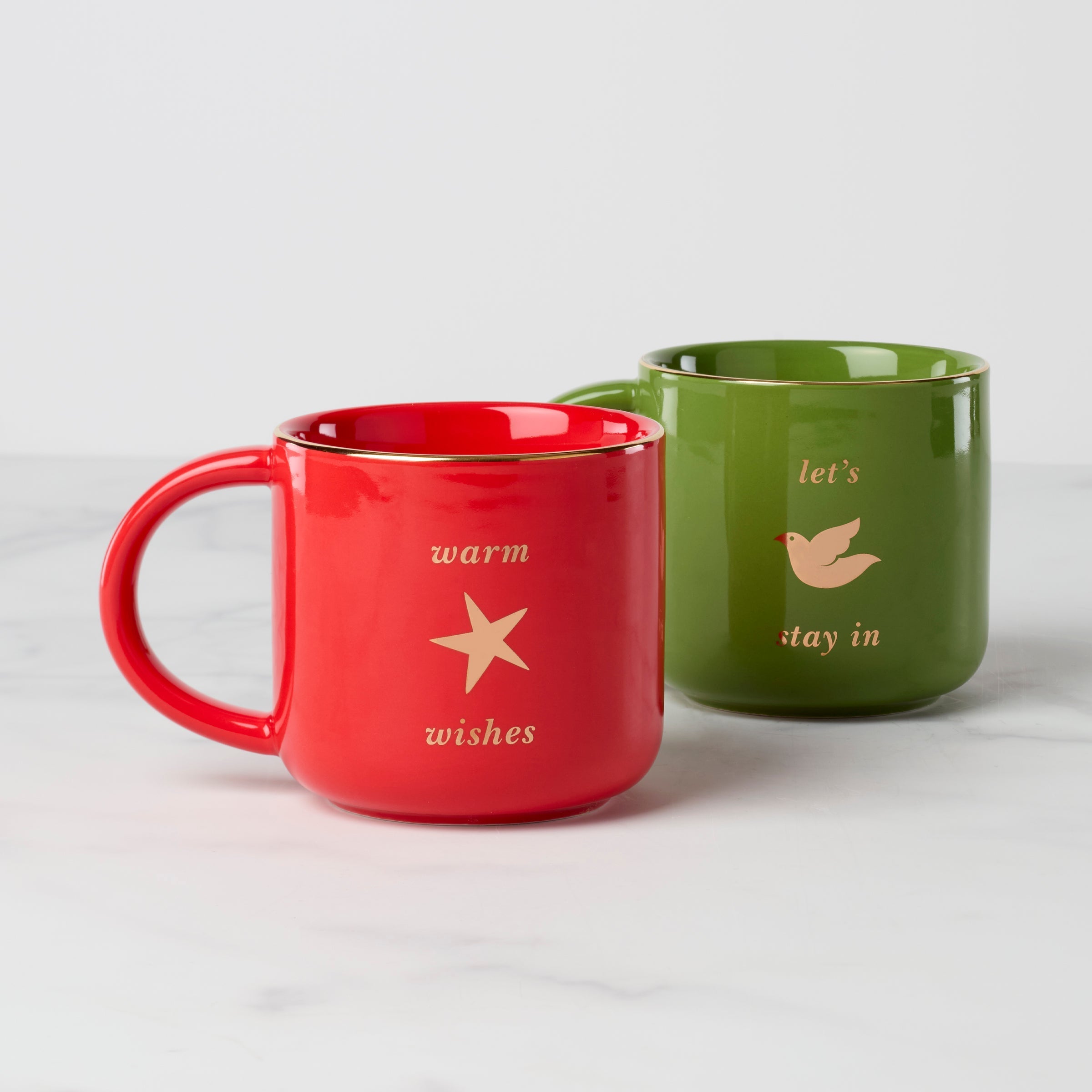 Lenox Heritage Lenox Heritage Be Jolly Warm Wishes Mugs, Set of 2 - Image 2