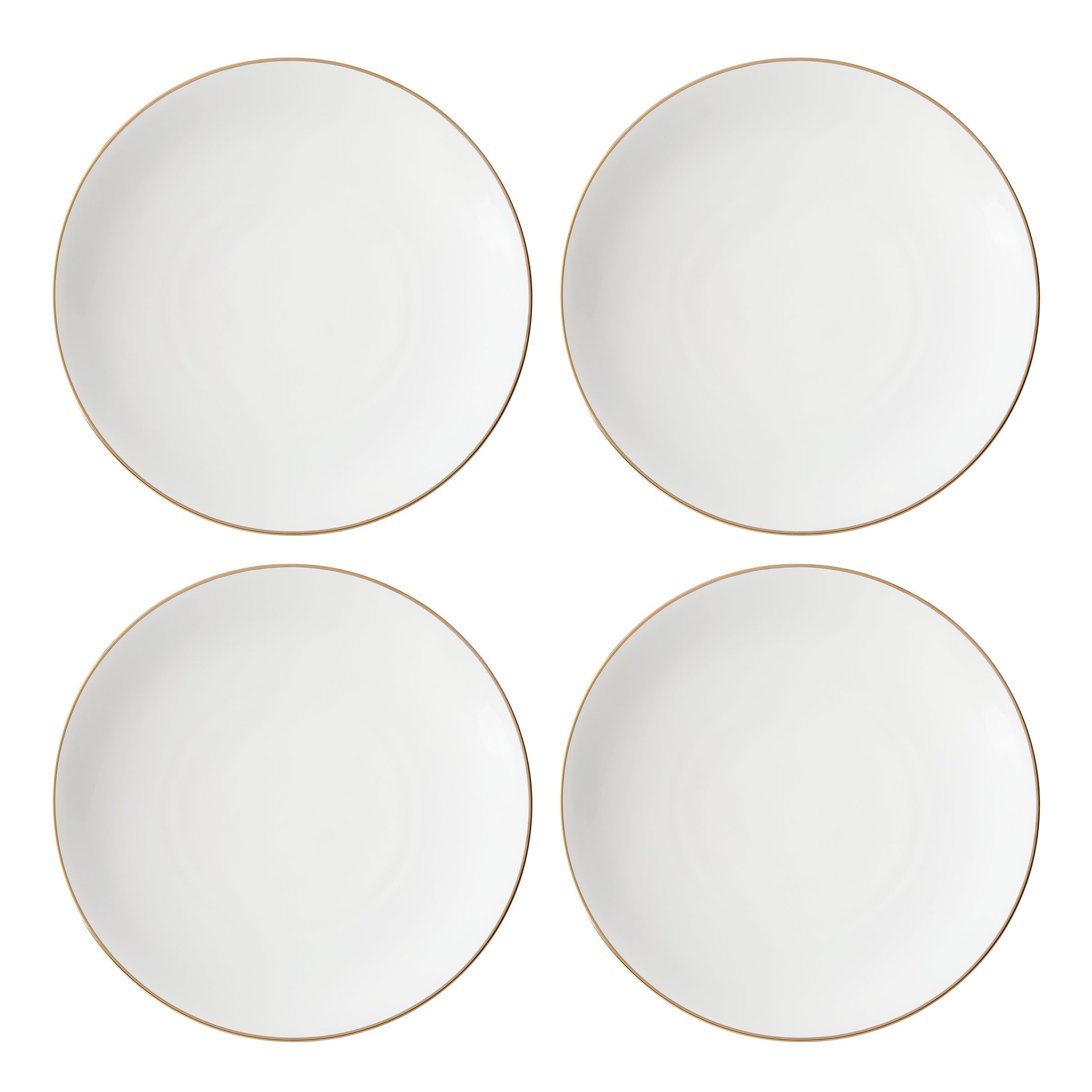 Lenox Heritage Lenox Heritage Trianna White Coupe Dinner Plates, Set of 4
