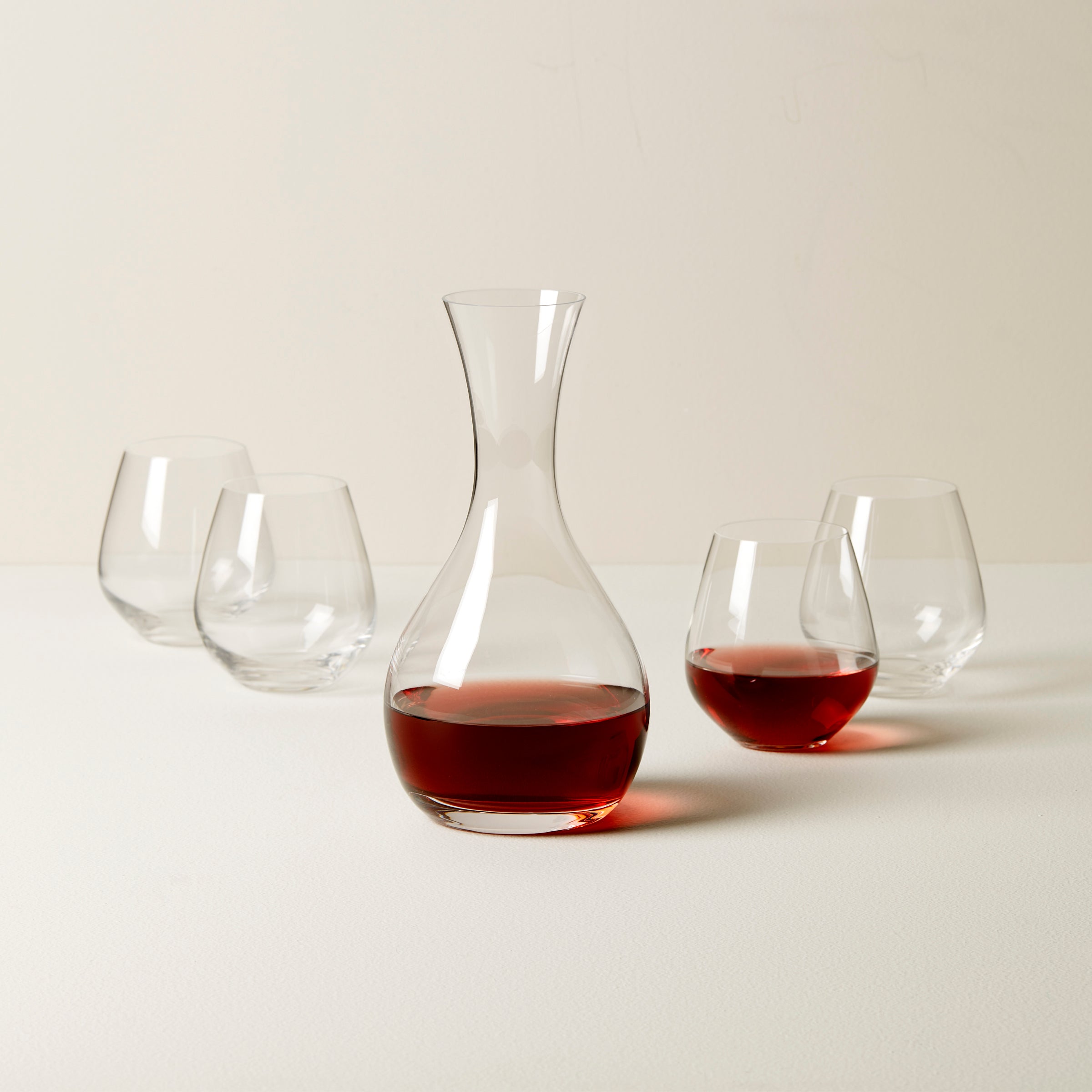 Lenox Heritage Lenox Heritage Tuscany Classics Decanter & Stemless Wine Glass Set - Image 2