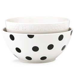 Alternative view of Lenox Heritage Lenox Heritage Deco Dot 2-Piece Mixing Bowl Set