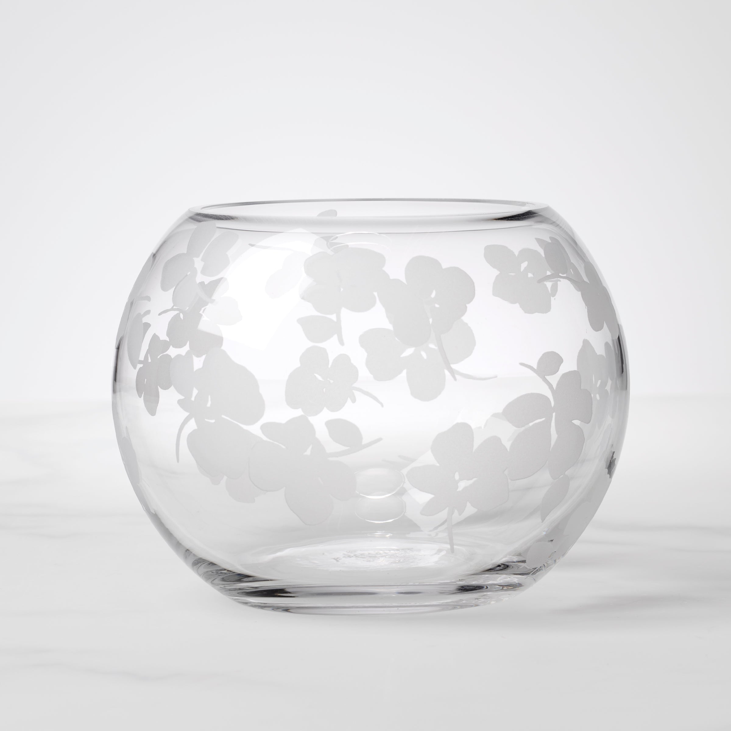 Lenox Heritage Lenox Heritage Spring Pansies Glass Petite Rose Bowl