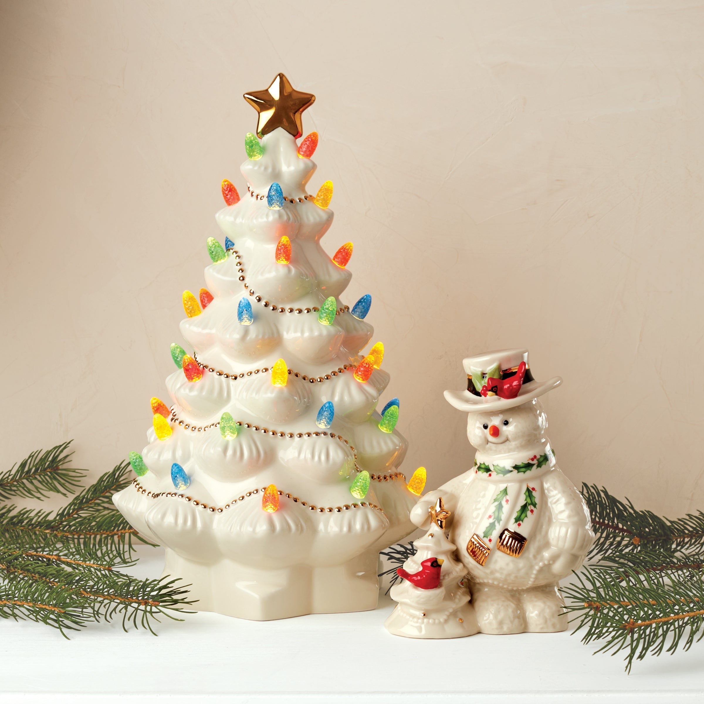 Lenox Heritage Lenox Heritage Treasured Traditions Ivory Lit Tree - Image 3