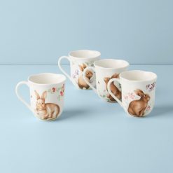 Alternative view of Lenox Heritage Lenox Heritage Butterfly Meadow Bunny Mugs, Set of 4