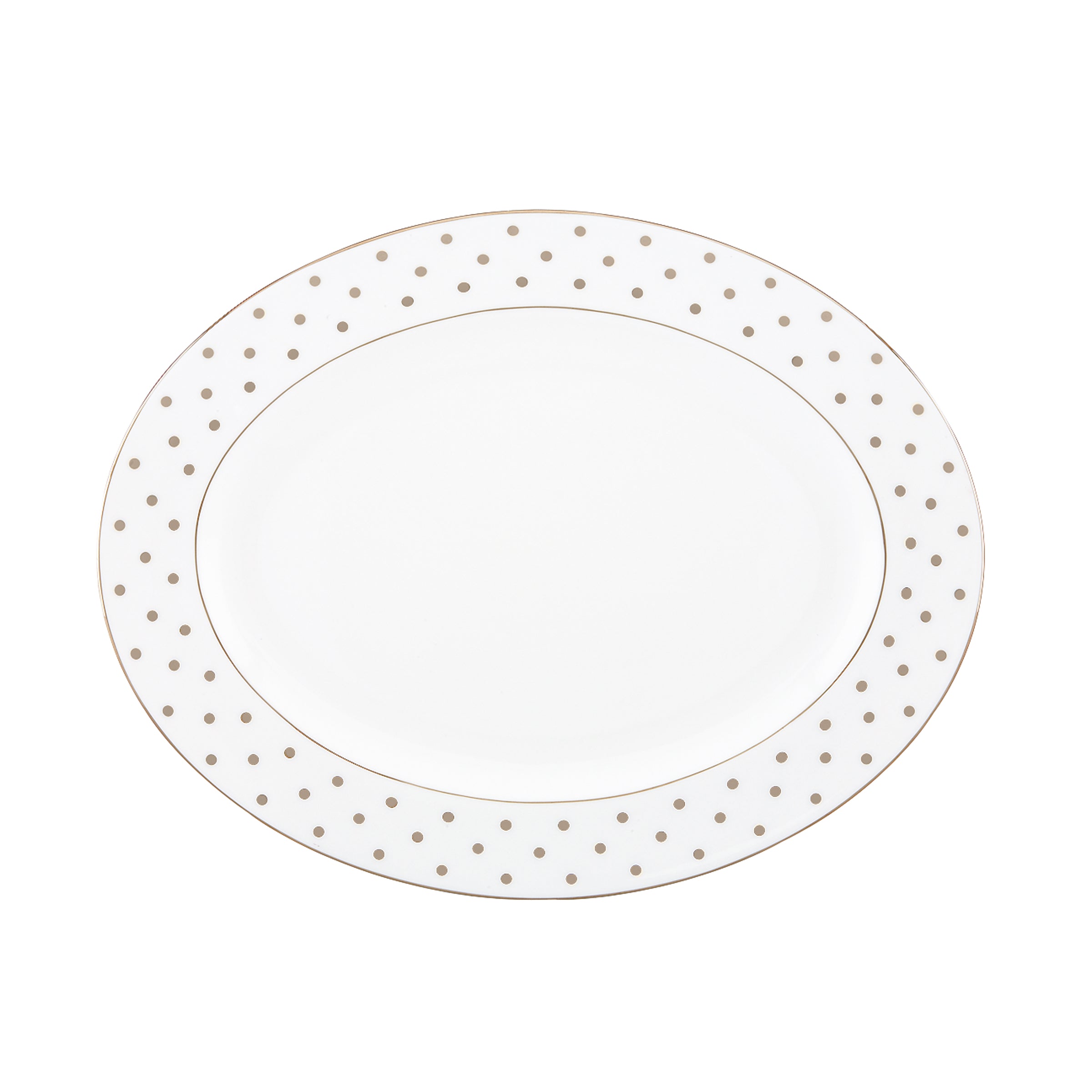 Lenox Heritage Lenox Heritage Larabee Road Platinum Oval Platter
