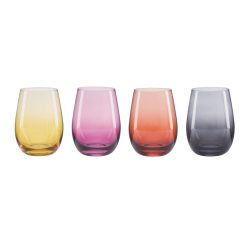 Lenox Heritage Lenox Heritage Golden Hour Stemless Wine Glasses, Set of 4