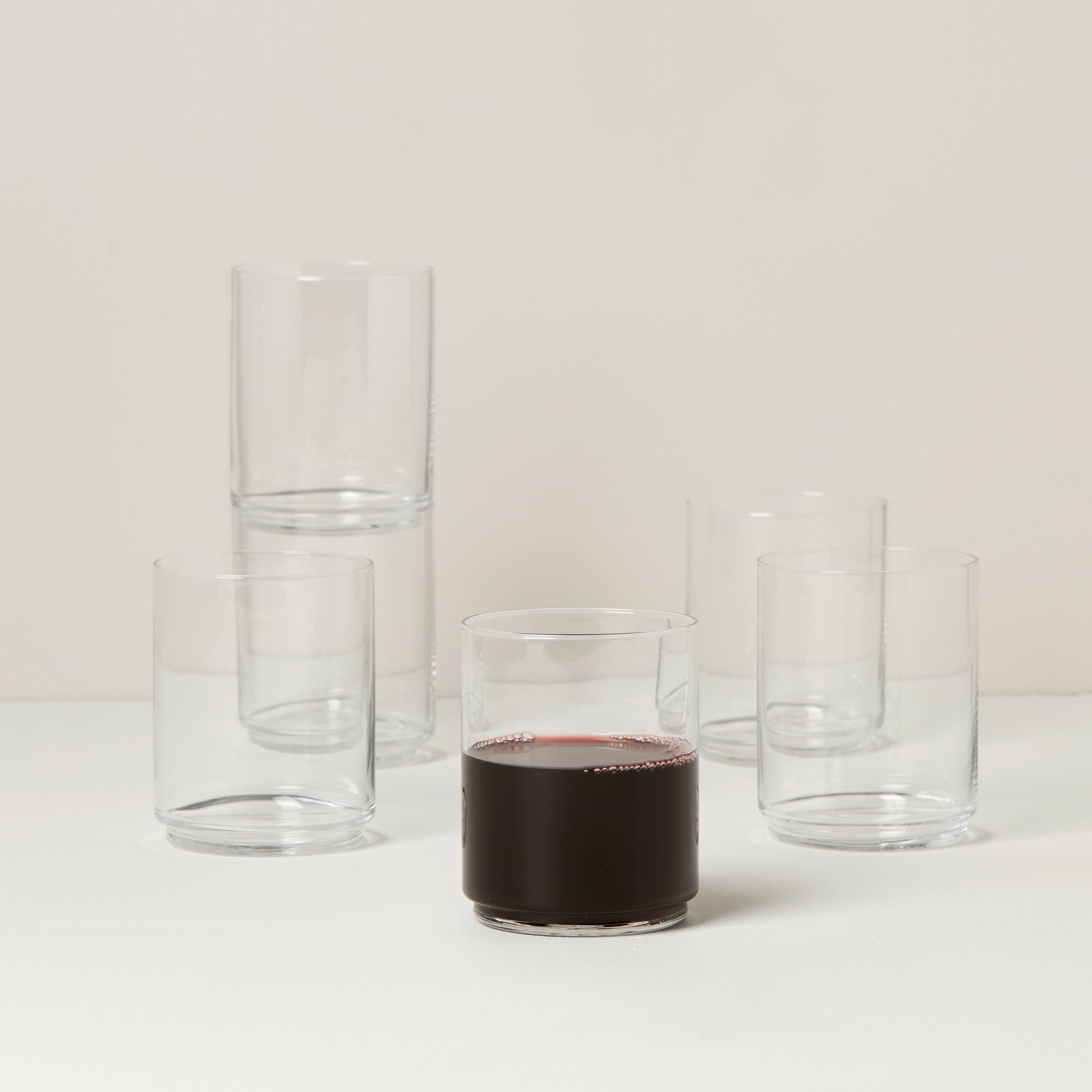 Lenox Heritage Lenox Heritage Tuscany Classics Stackable Clear Tall Glasses, Set of 6 - Image 2