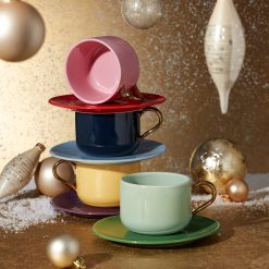Alternative view of Lenox Heritage Lenox Heritage Make It Pop 8-Piece Cup & Saucer Set