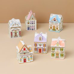 Lenox Heritage Lenox Heritage Lenox Spice Village 6-Piece Christmas Spice Jar Set