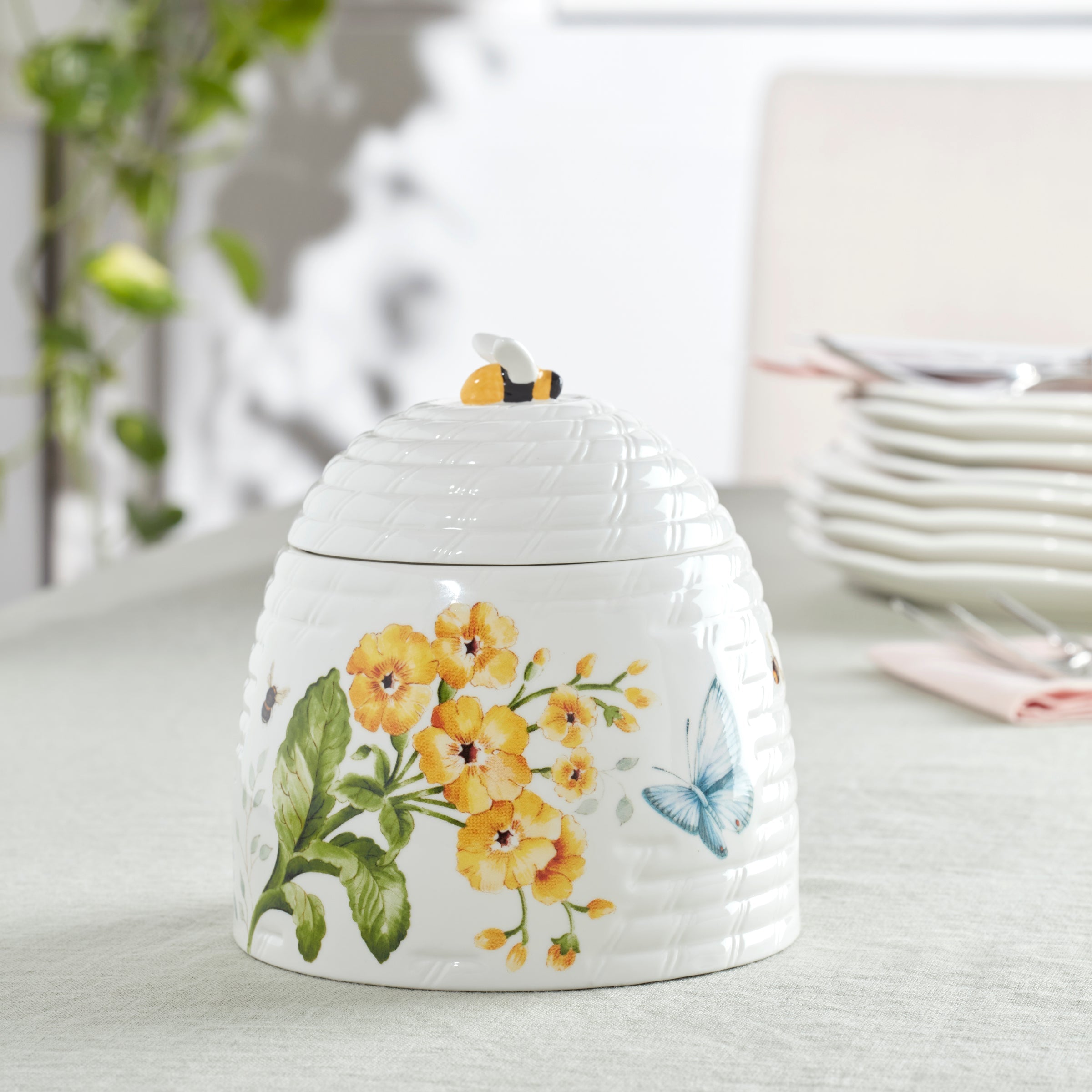 Lenox Heritage Lenox Heritage Butterfly Meadow Honeycomb Candy Jar - Image 8