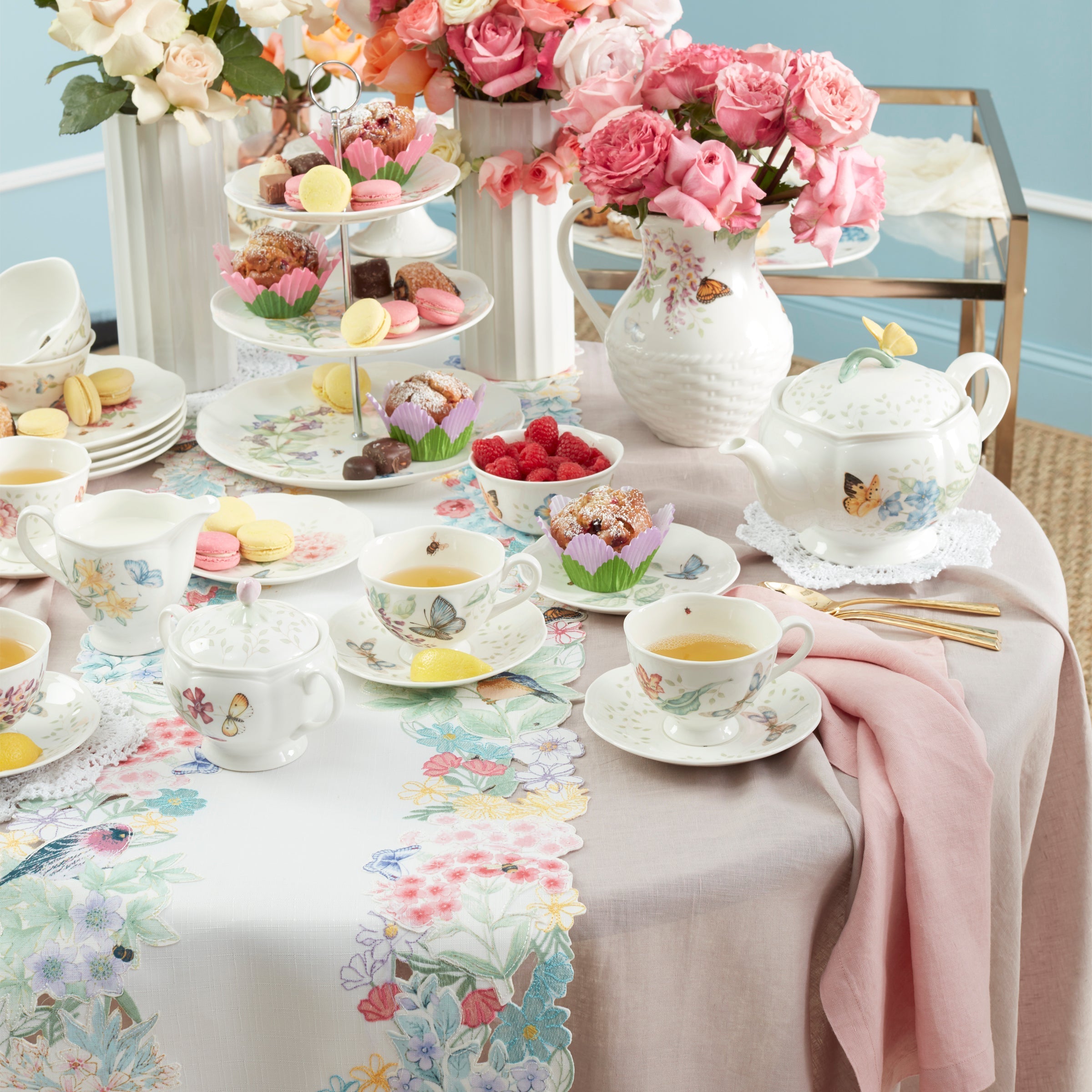 Lenox Heritage Lenox Heritage Butterfly Meadow Flutter Table Runner - Image 2