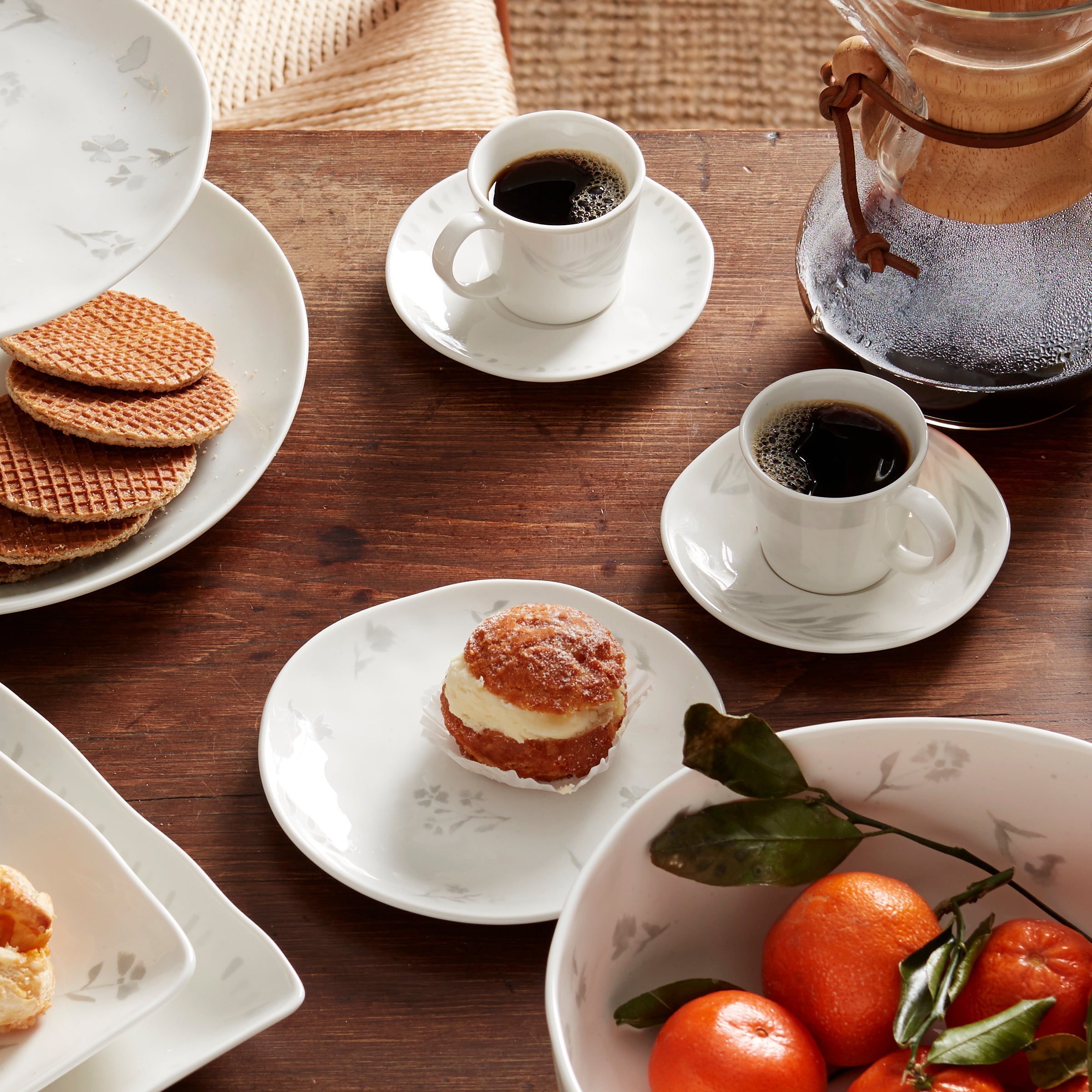 Lenox Heritage Lenox Heritage Oyster Bay 8-Piece Espresso Cup & Saucer Set - Image 3