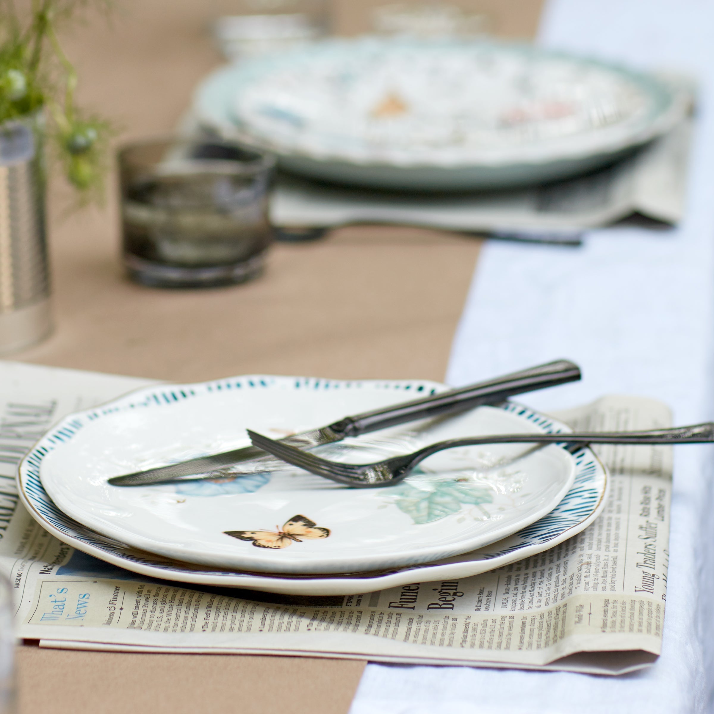 Lenox Heritage Lenox Heritage Butterfly Meadow 18-Piece Dinnerware Set - Image 7