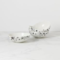 Lenox Heritage Lenox Heritage Garden Doodle Cereal Bowls, Set of 4