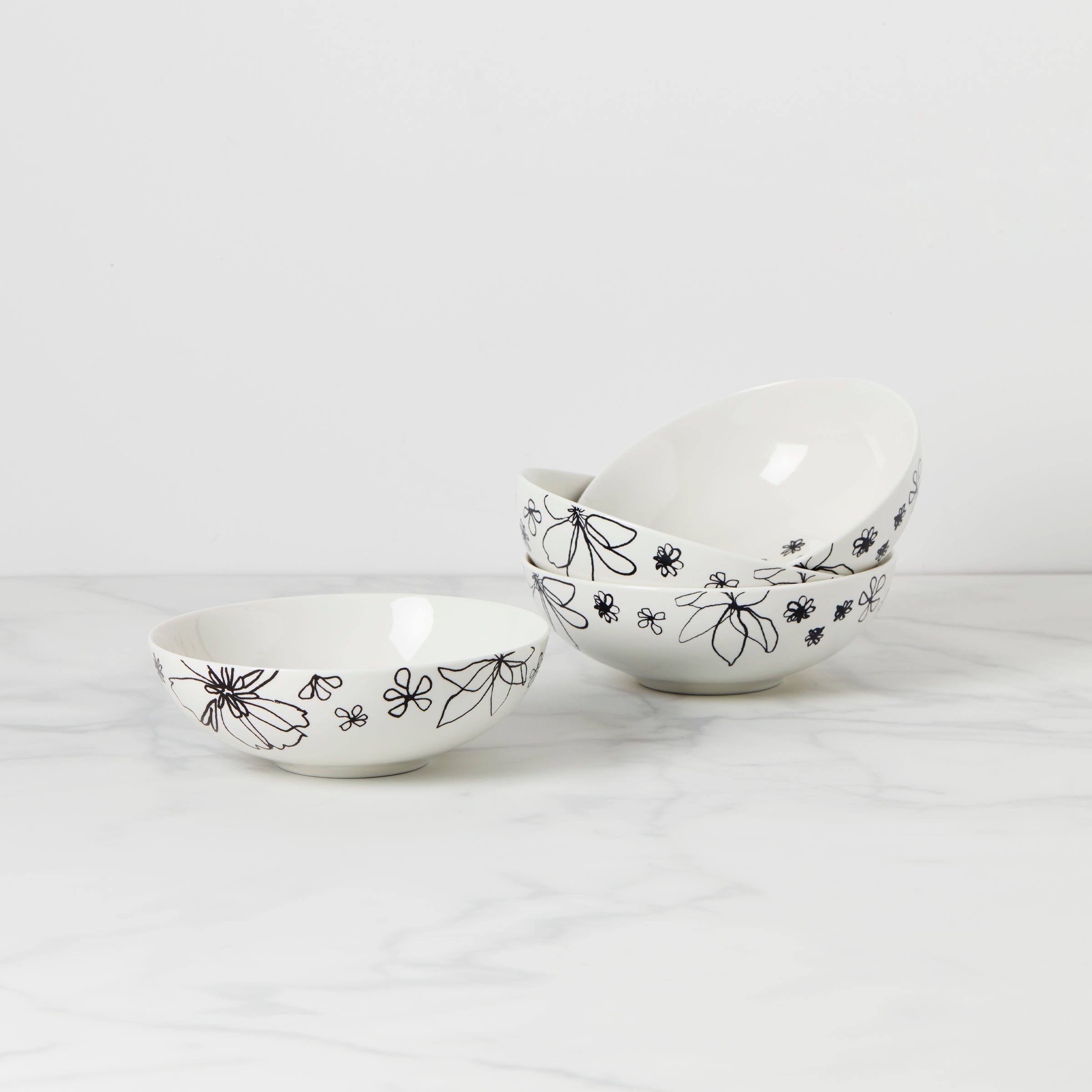 Lenox Heritage Lenox Heritage Garden Doodle Cereal Bowls, Set of 4