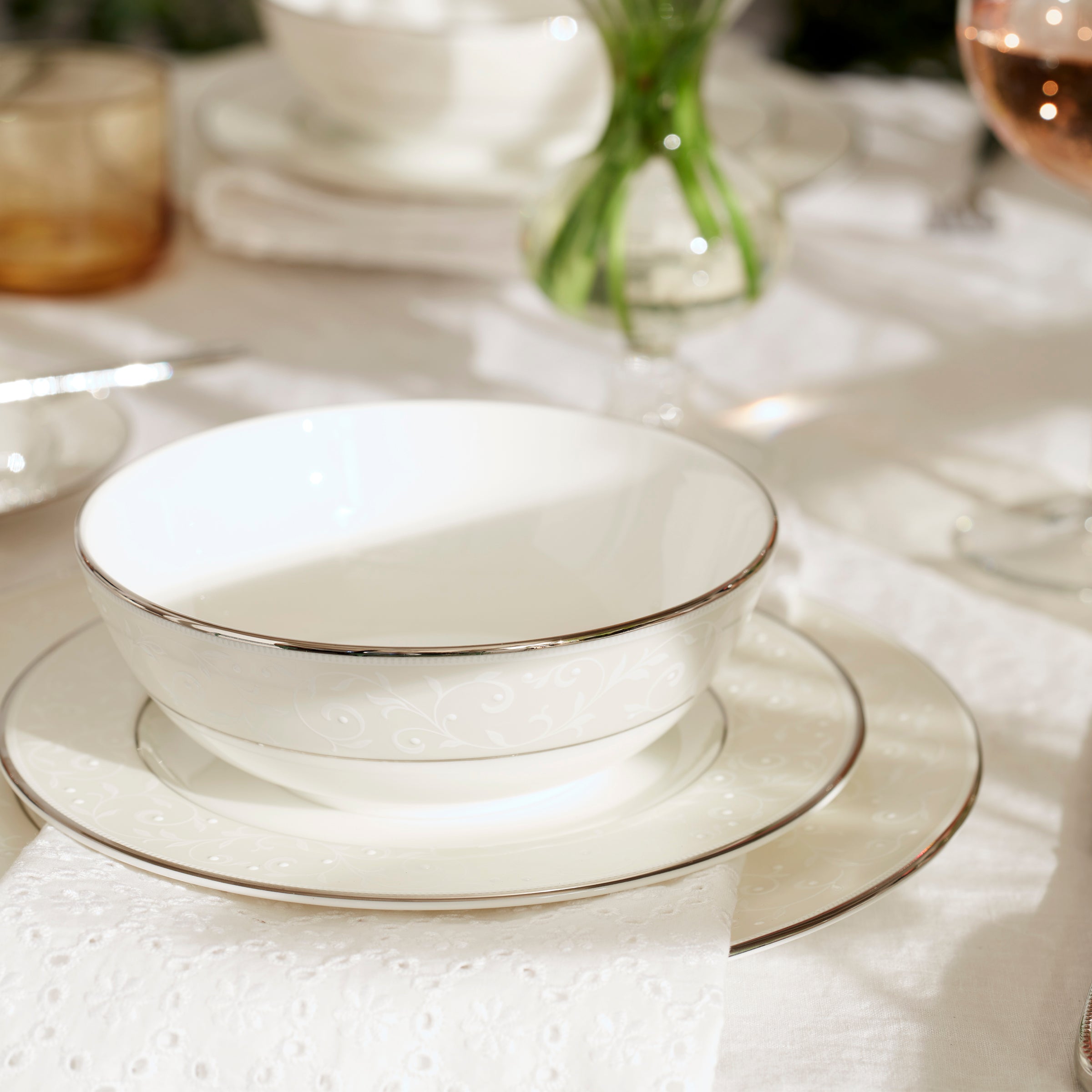 Lenox Heritage Lenox Heritage Opal Innocence 5-Piece Place Setting - Image 10