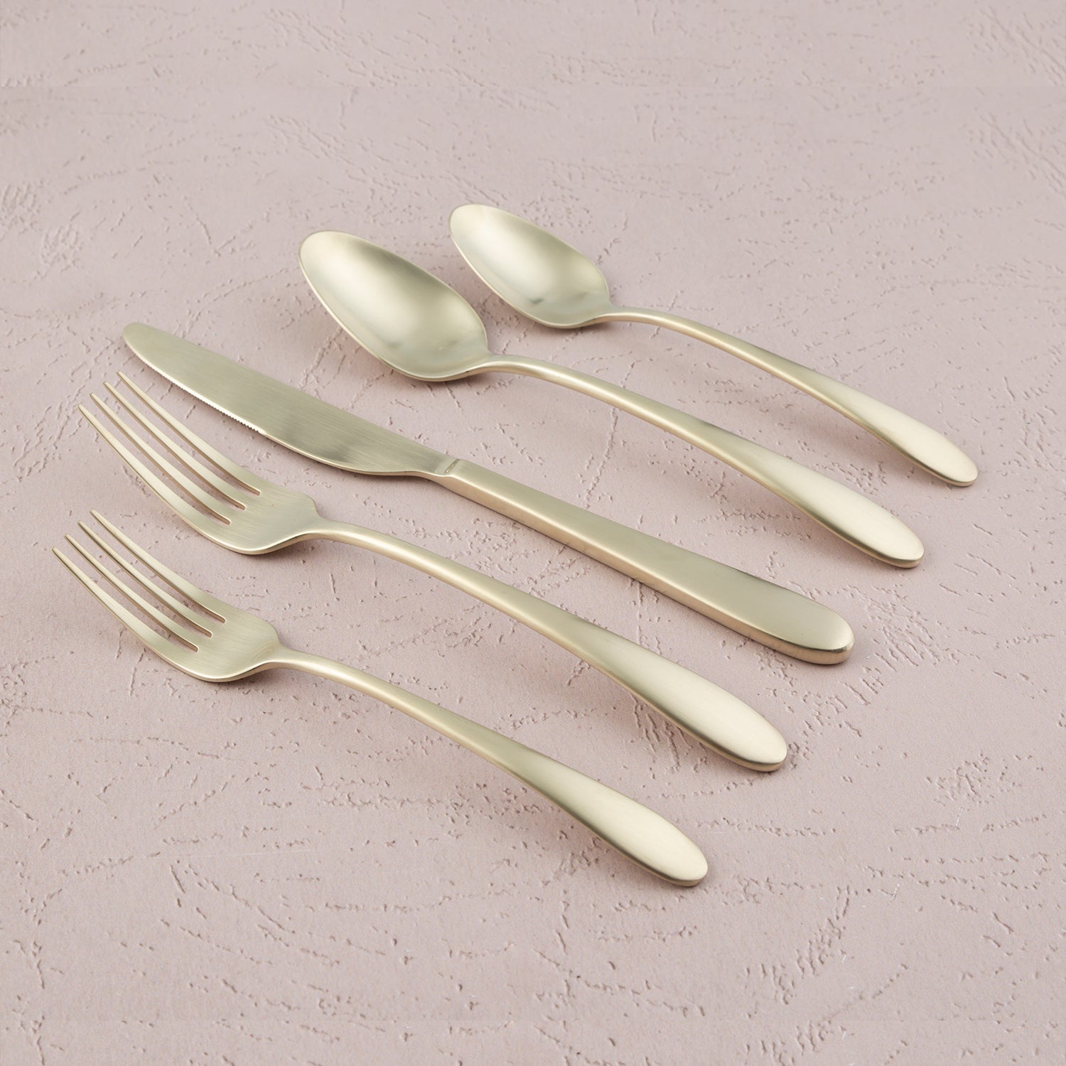 Lenox Heritage Lenox Heritage Poet Champagne Satin 20-Piece Flatware Set - Image 6