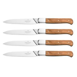 Lenox Heritage Lenox Heritage Argent Lynden Olive Wood Steak Knives, Set of 4