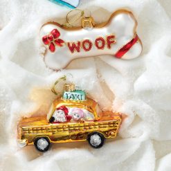 Alternative view of Lenox Heritage Lenox Heritage Retro Blown Glass Taxi Ornament