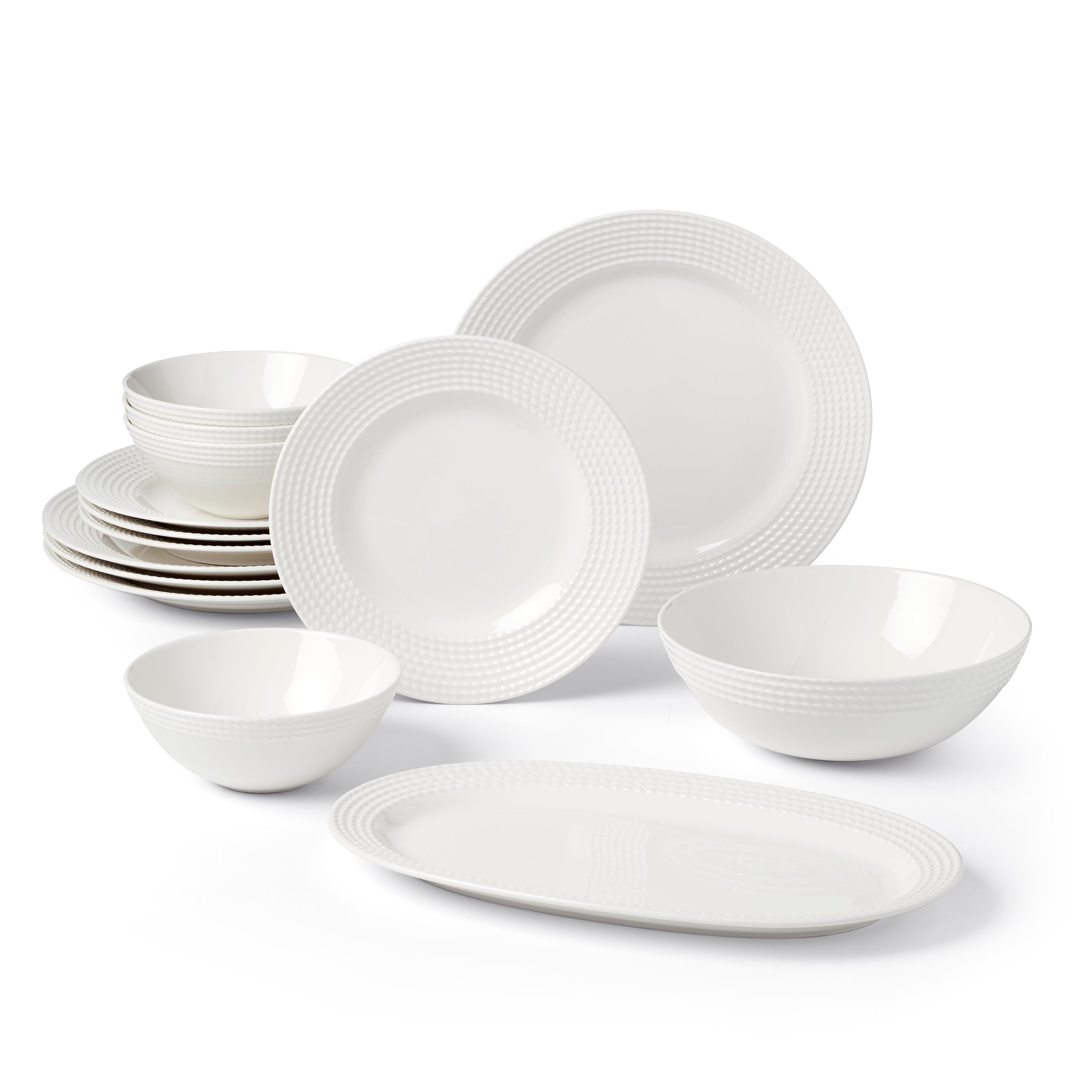 Lenox Heritage Lenox Heritage Wickford 14-Piece Dinnerware Set