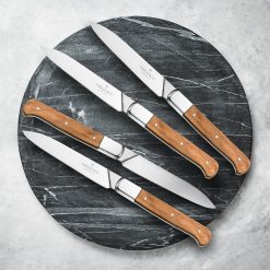 Alternative view of Lenox Heritage Lenox Heritage Argent Lynden Olive Wood Steak Knives, Set of 4