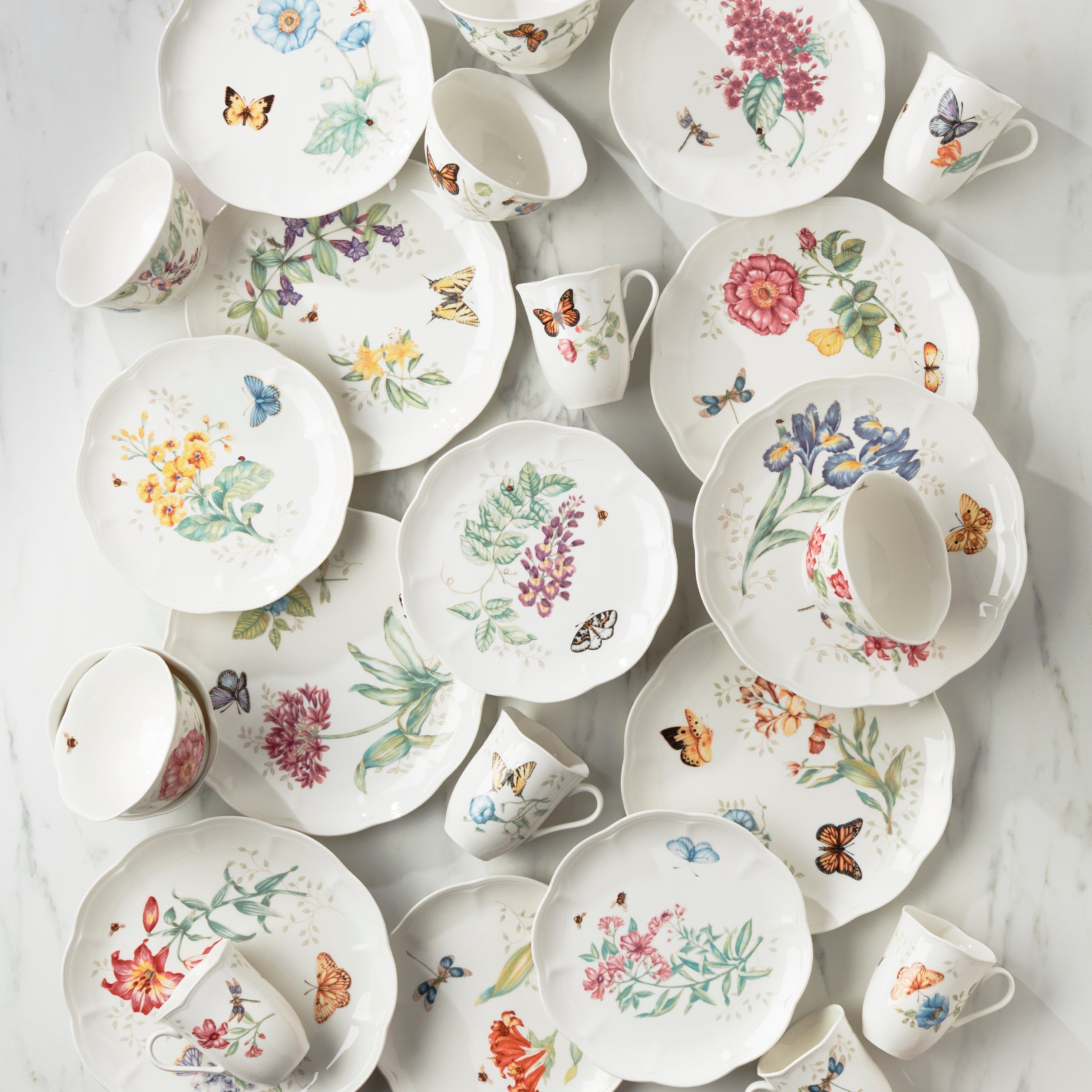 Lenox Heritage Lenox Heritage Butterfly Meadow 24-Piece Dinnerware Set - Image 5