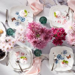 Alternative view of Lenox Heritage Lenox Heritage Butterfly Meadow Square 18-Piece Dinnerware Set
