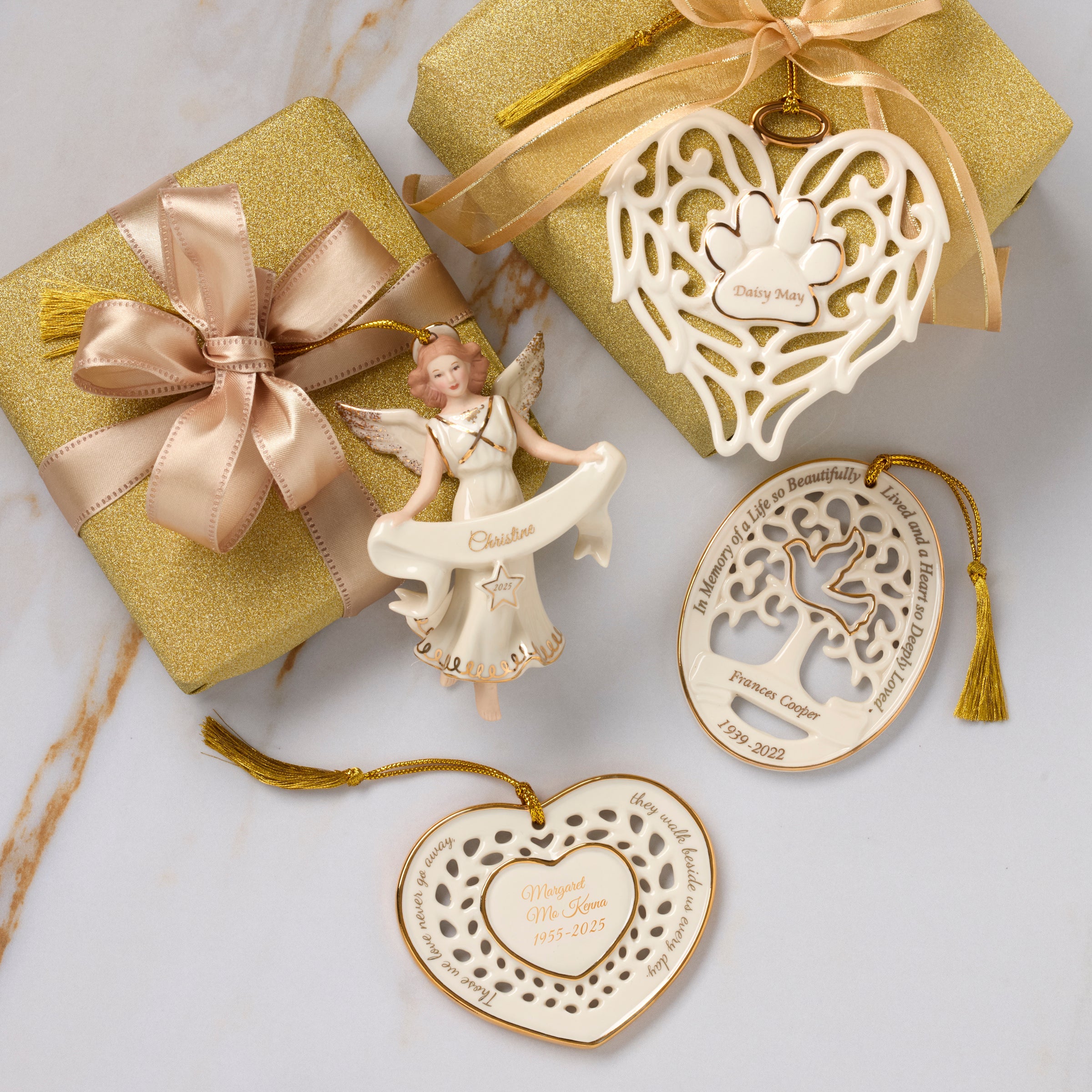 Lenox Heritage Lenox Heritage Personalized Heavenly Angel Ornament - Image 3