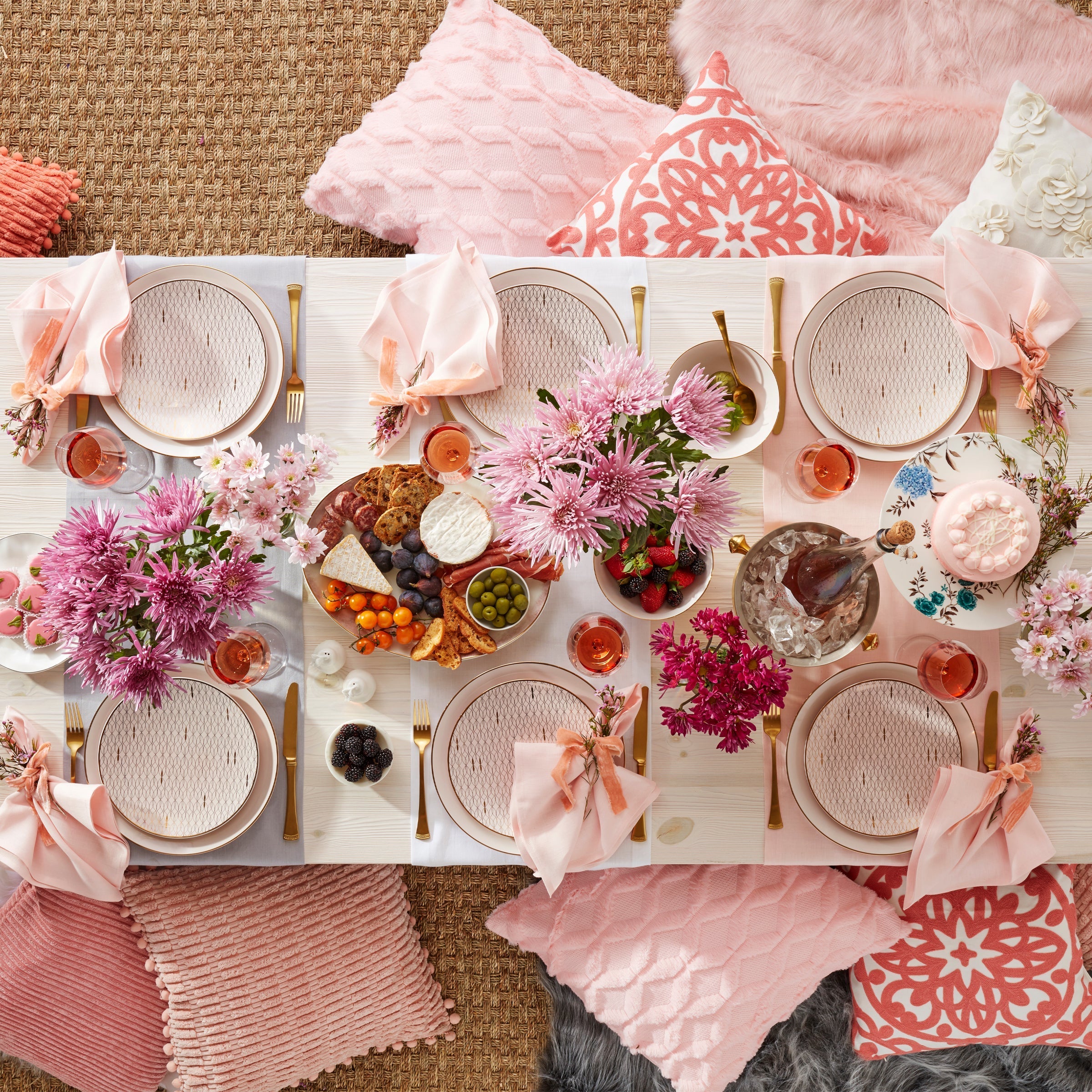 Lenox Heritage Lenox Heritage Trianna Blush 12-Piece Dinnerware Set - Image 12