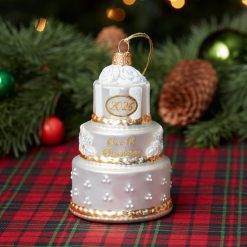 Alternative view of Lenox Heritage Lenox Heritage 2026 Retro Blown Glass Our 1st Christmas Wedding Ornament