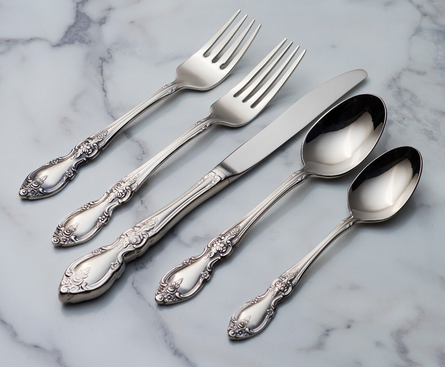 Lenox Heritage Lenox Heritage Louisiana Dinner Spoons, Set of 4 - Image 2