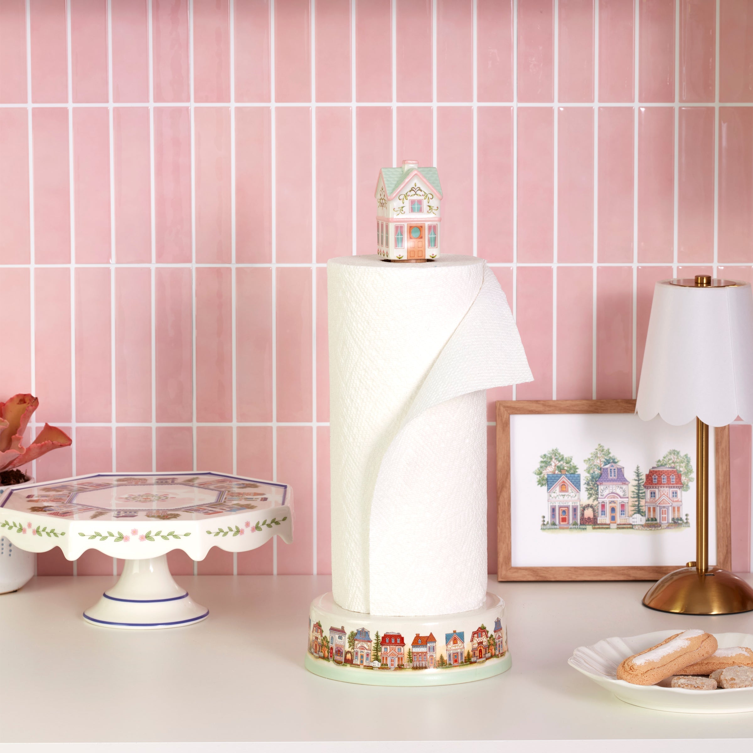 Lenox Heritage Lenox Heritage Lenox Spice Village Paper Towel Holder - Image 3