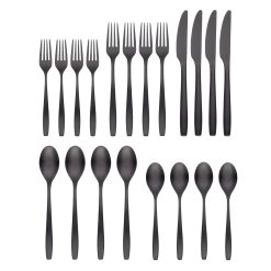 Alternative view of Lenox Heritage Lenox Heritage Averie Black Satin 20-Piece Flatware Set