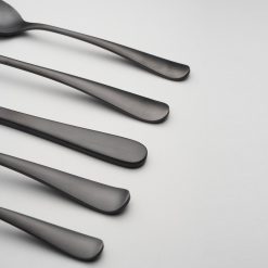 Alternative view of Lenox Heritage Lenox Heritage Rhiannon Black Satin 20-Piece Flatware Set