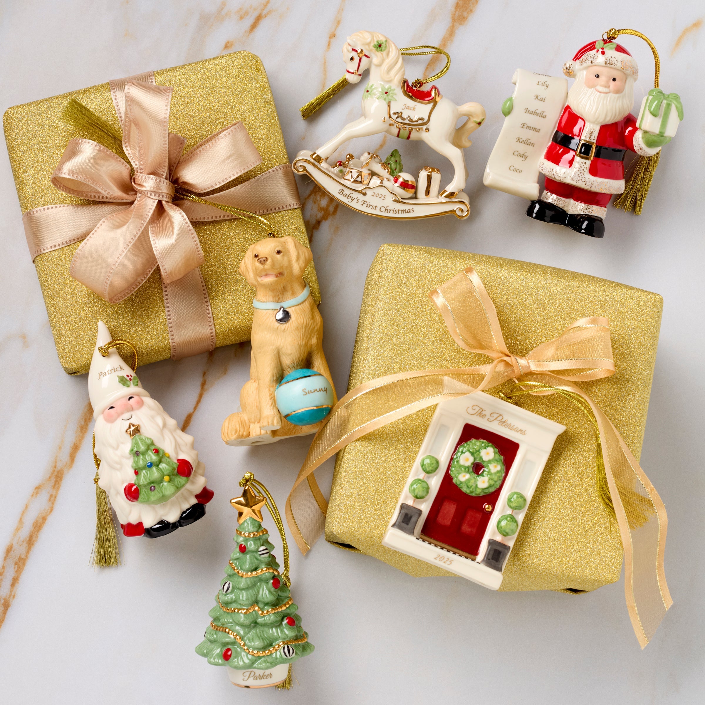 Lenox Heritage Lenox Heritage Personalized Christmas Gnome Ornament - Image 3