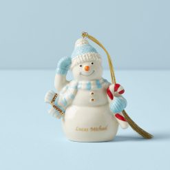 Lenox Heritage Lenox Heritage Personalized Winter Snowman Ornament