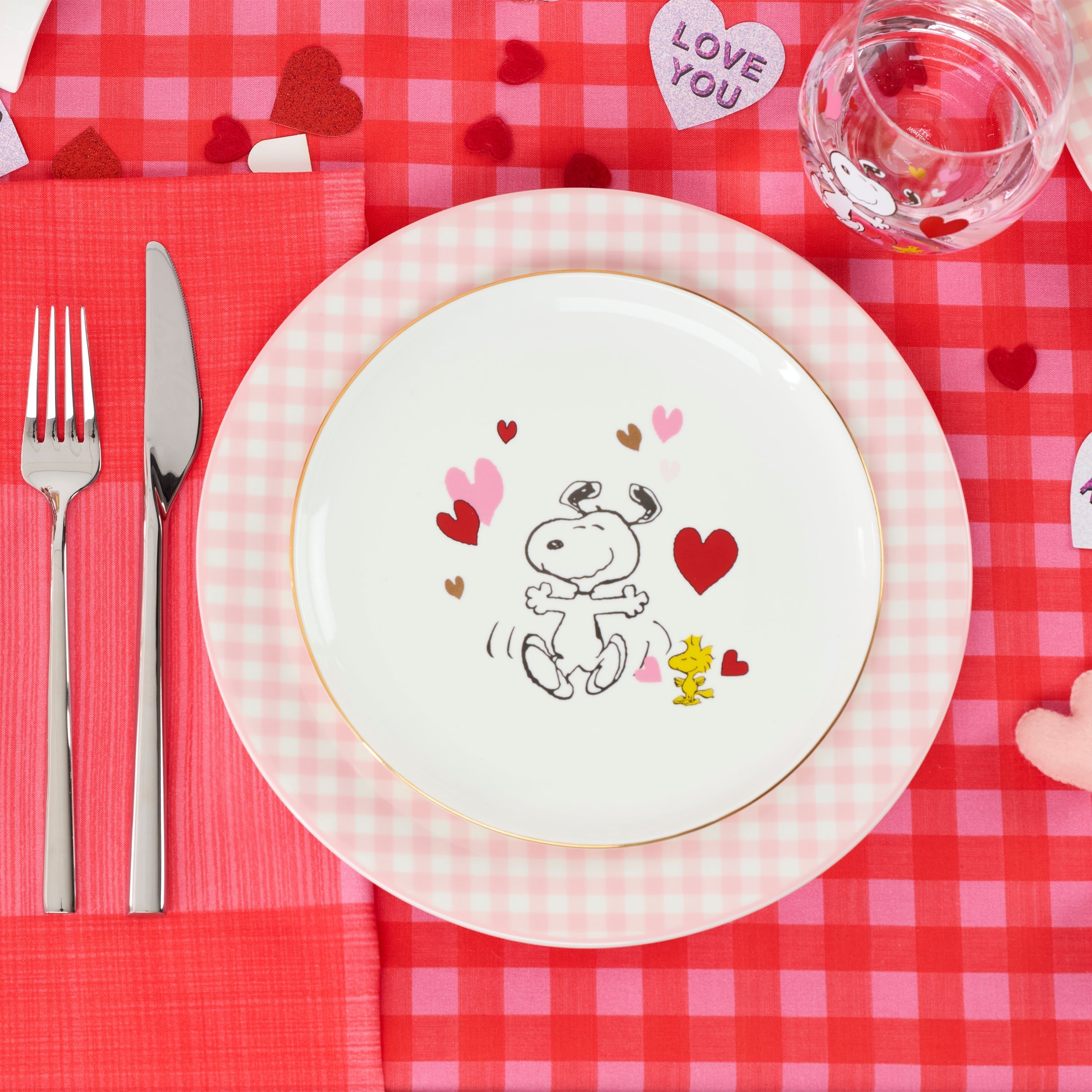 Lenox Heritage Lenox Heritage Snoopy Valentine's Day Accent Plates, Set of 4 - Image 7