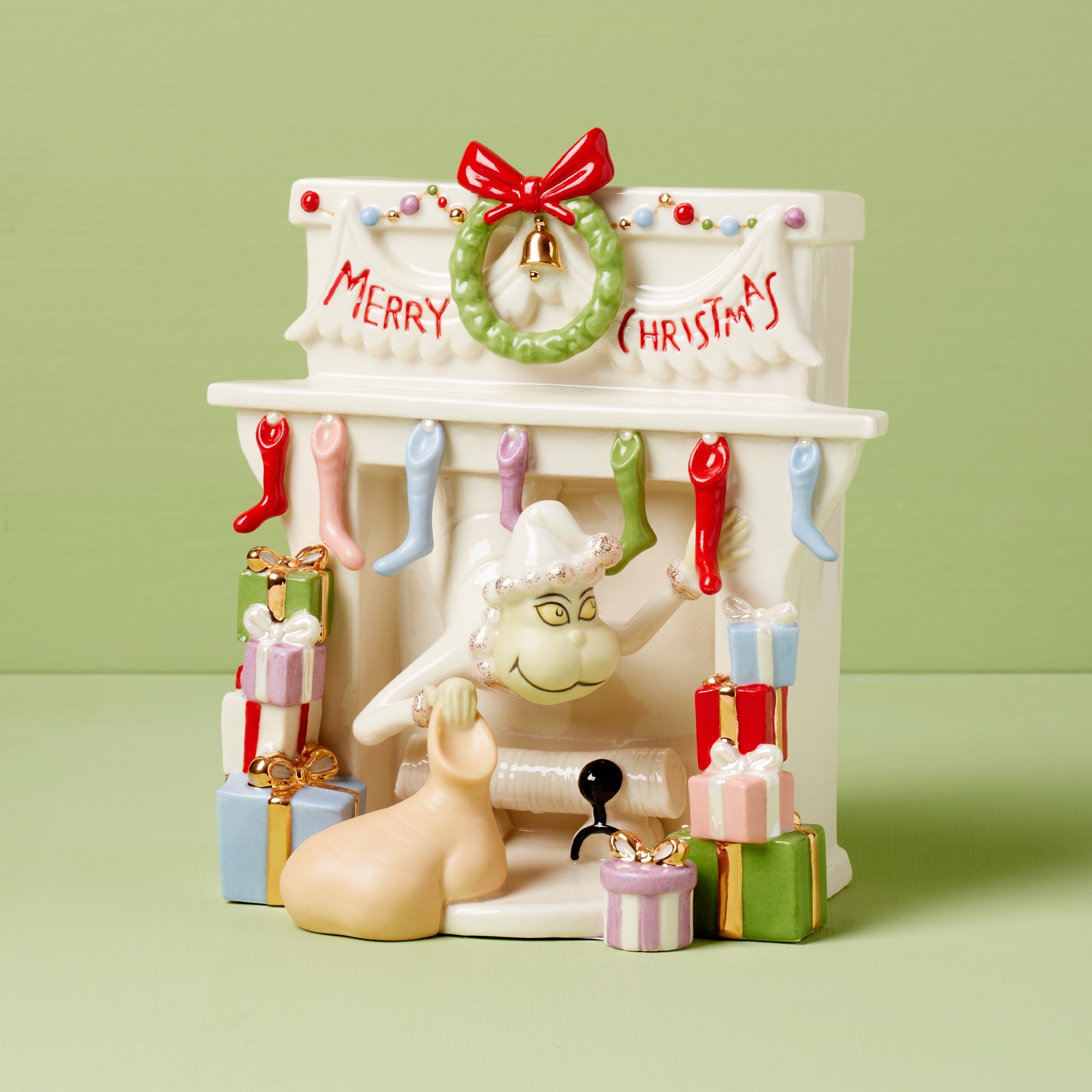 Lenox Heritage Lenox Heritage Grinch Stealing Stockings Figurine