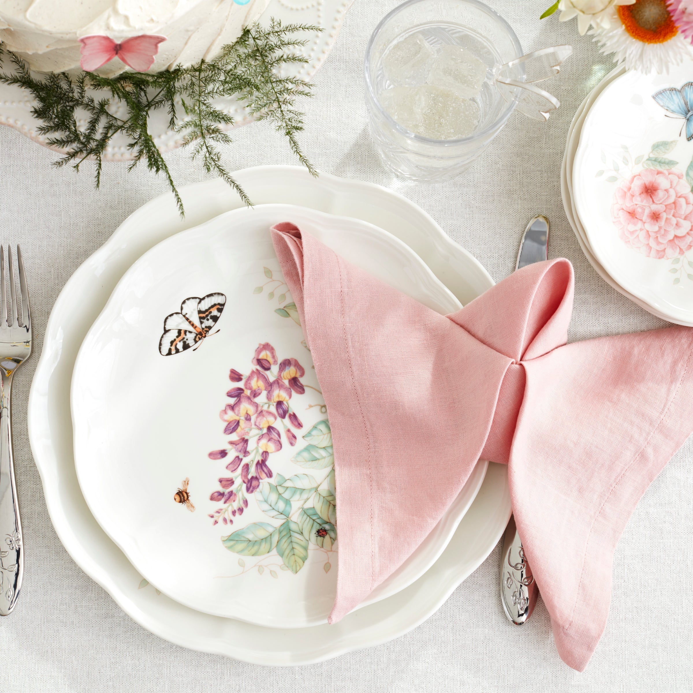 Lenox Heritage Lenox Heritage Butterfly Meadow 28-Piece Dinnerware Set - Image 6