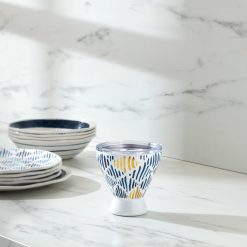 Alternative view of Lenox Heritage Lenox Heritage Blue Bay Ikat Stainless Steel Cocktail Tumbler