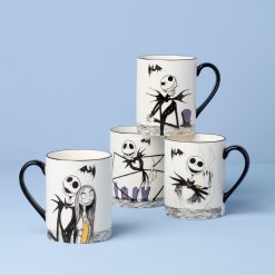 Lenox Heritage Lenox Heritage Nightmare Before Christmas Mugs, Set of 4