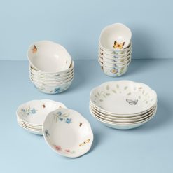 Lenox Heritage Lenox Heritage Butterfly Meadow 24-Piece Bowl Set