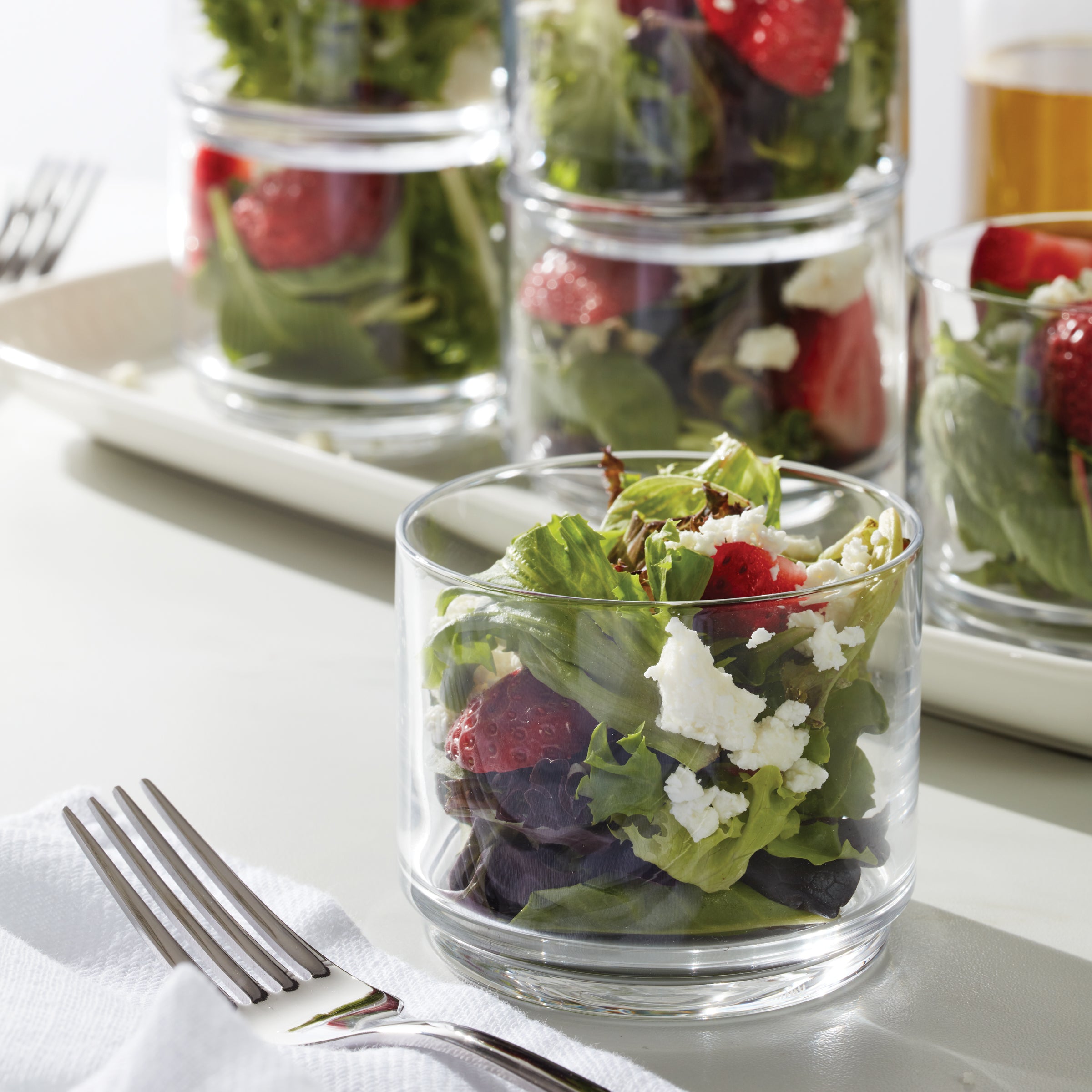 Lenox Heritage Lenox Heritage Tuscany Classics Stackable Clear Short Glasses, Set of 6 - Image 4